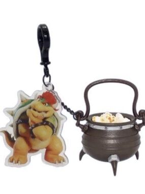 Super Mario Galaxy Movie Mini Popcorn Cauldron Keychain Limited Edition